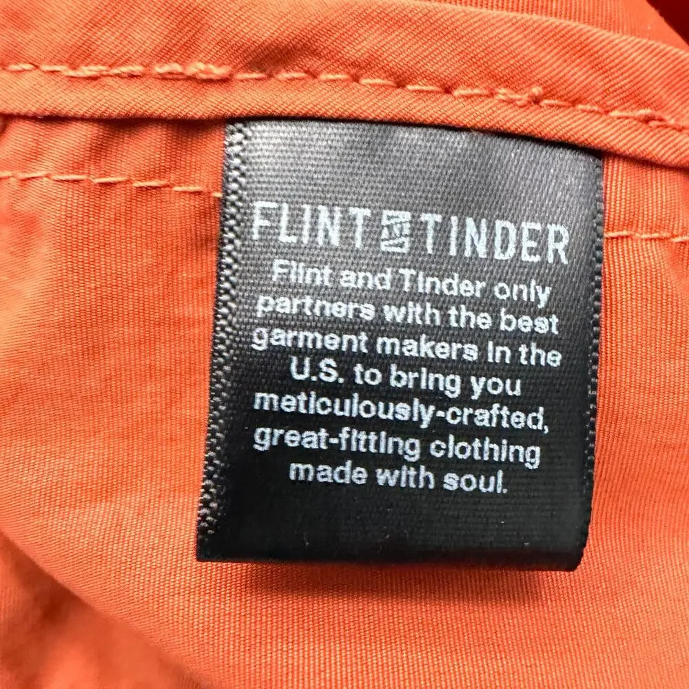 Flint and Tinder Ridge Shell Jacket Men's XXL Burnt Orange Utility Huckberry